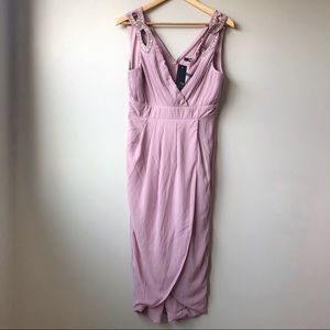 Bridesmaid Wrap Midi Dress (Brand New)